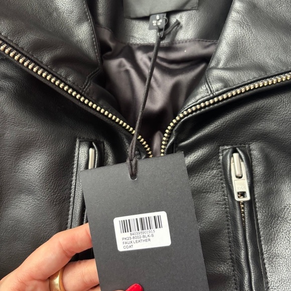 ✨ NWT SMALL KHY LEATHER TRENCH COAT - MY LAST ONE IN STOCK !!! ✨ - Picture 2 of 11